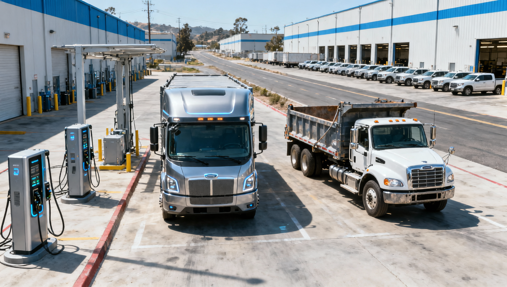 California Sets 10% ZEV Truck Floor for 2027