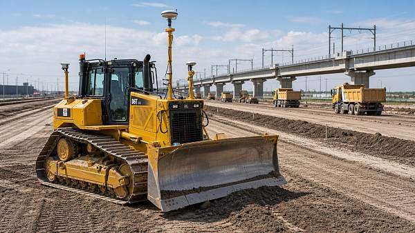 BULLDOZER with GPS Tracking: Benefits for Jobsite Control