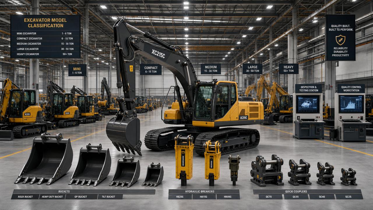 What to Check in an Excavator Manufacturer Catalog