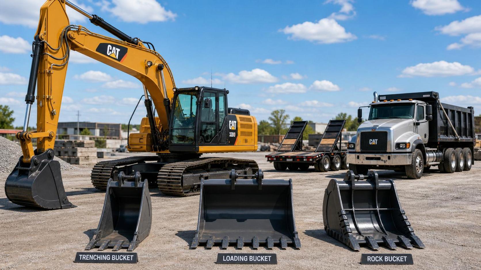 Excavator Bucket Sizes Explained for Trenching, Loading, and Rock Work