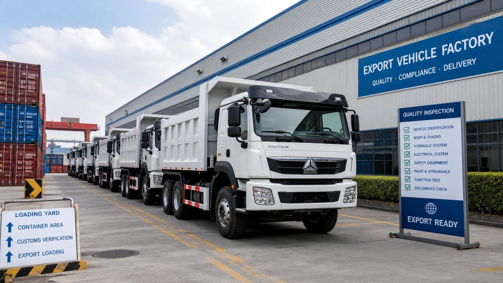 Dump Truck Exporter Checklist: Cost, Compliance, Lead Time