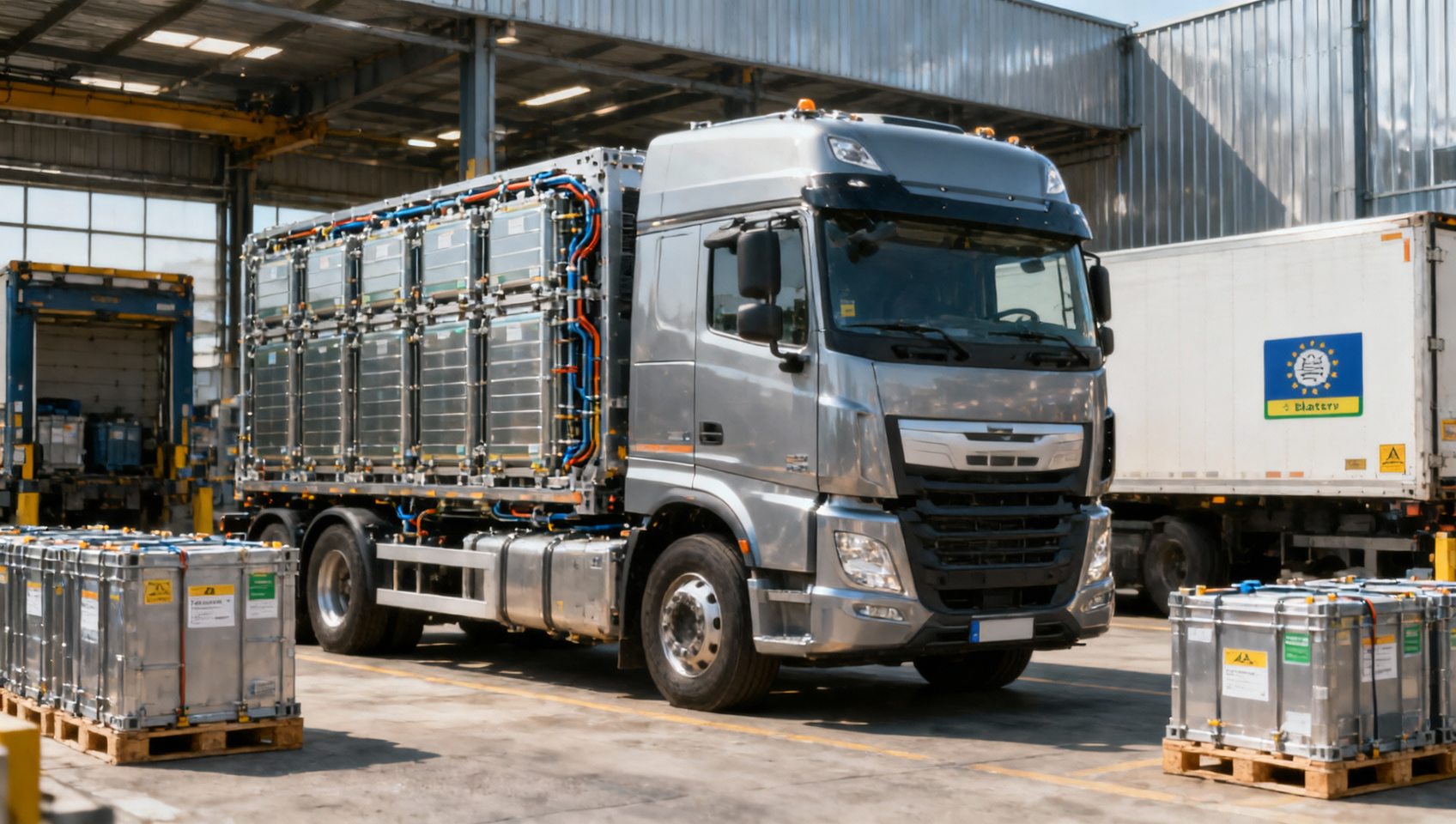 EU Battery Labels Become Mandatory for Truck Exports