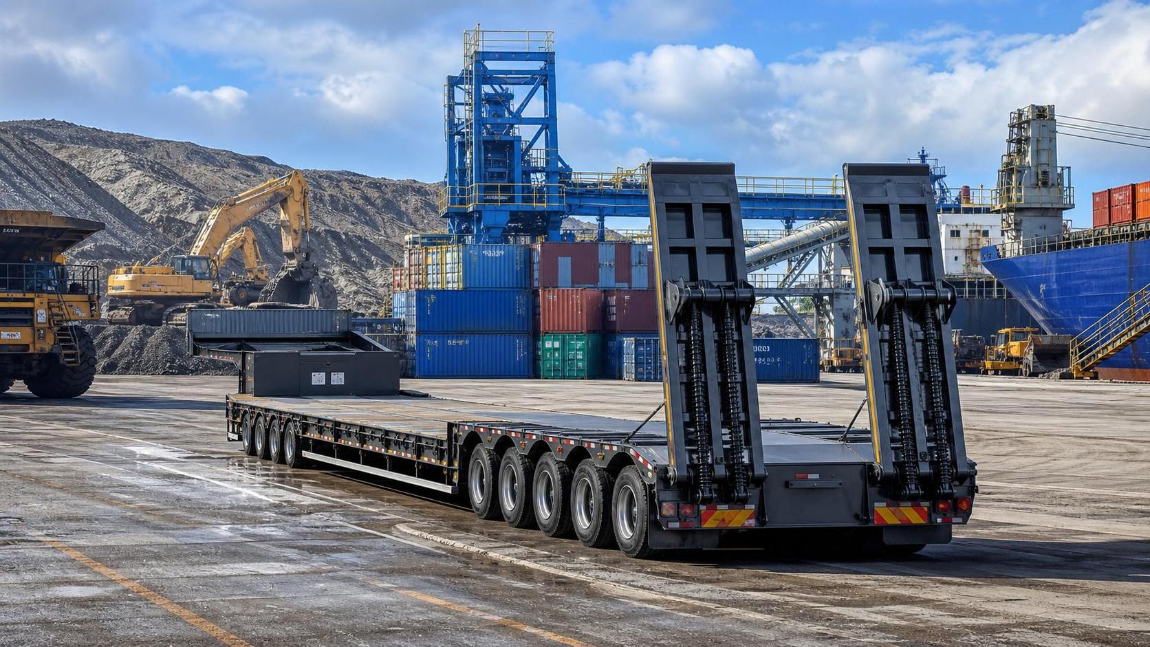 Low Bed Trailer Export for Mining: Key Specs and Shipping Risks