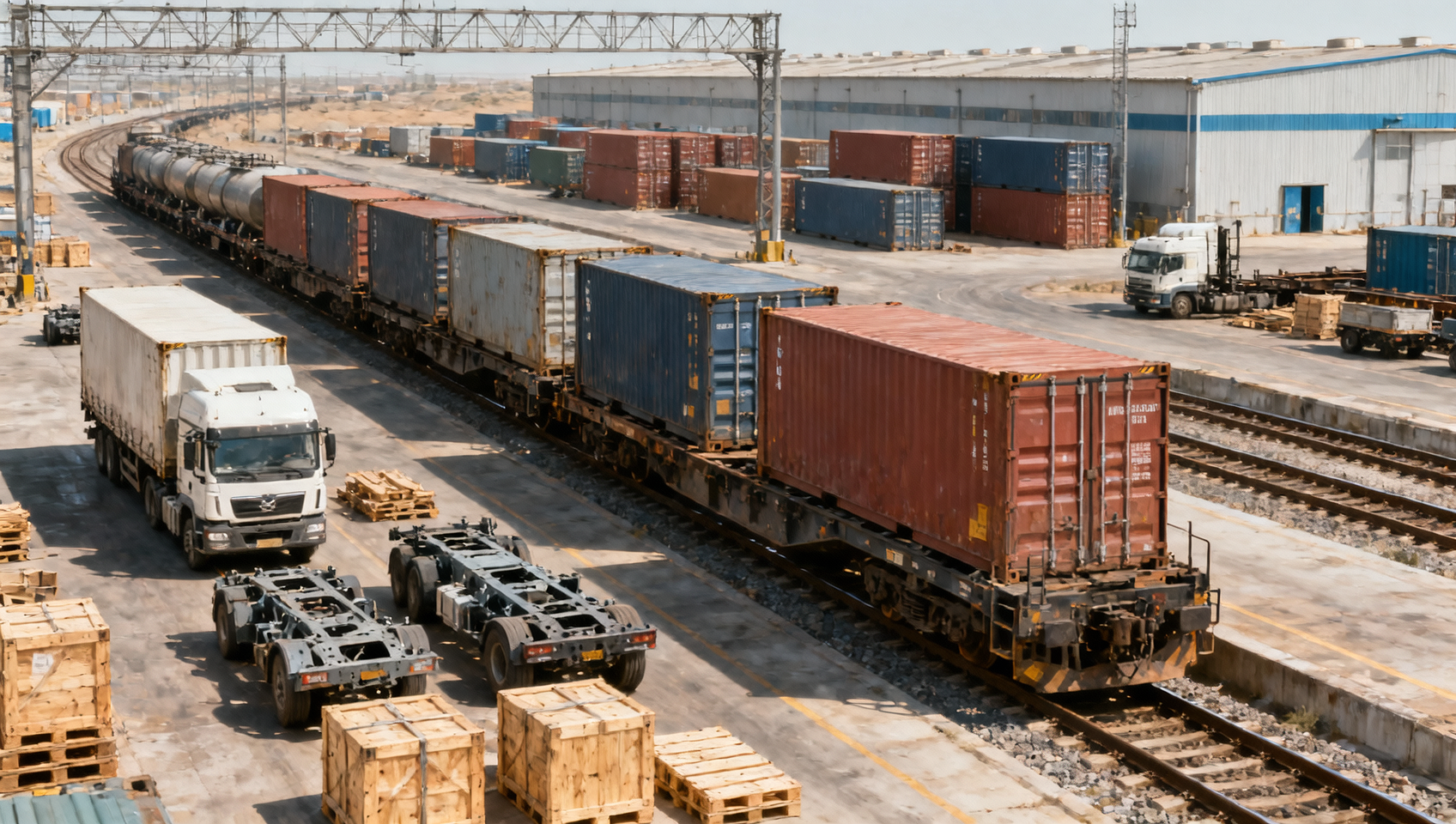Red Sea Disruption Lifts China-Kyrgyz-Uzbek Rail Rates 18%