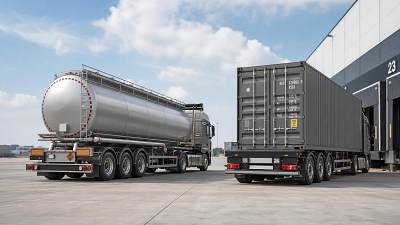 Bulk Trailer vs Container Trailer for High-Volume Freight