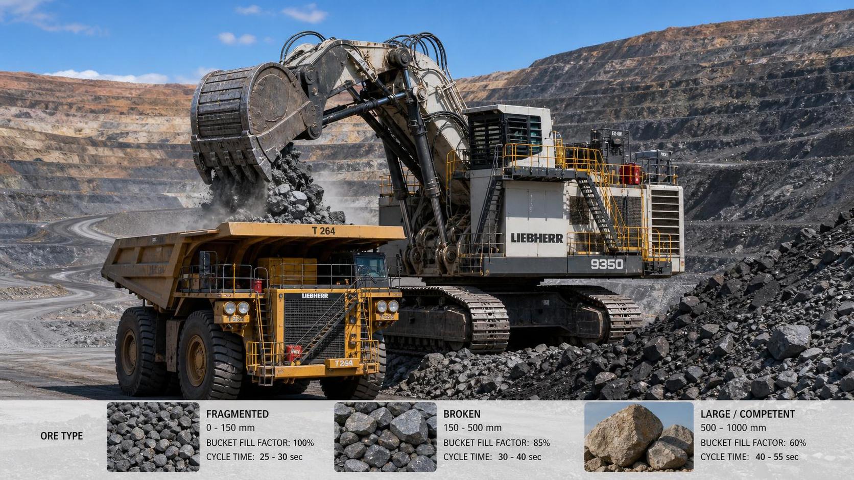 How to Choose an Excavator for Mining by Ore Type and Cycle Time