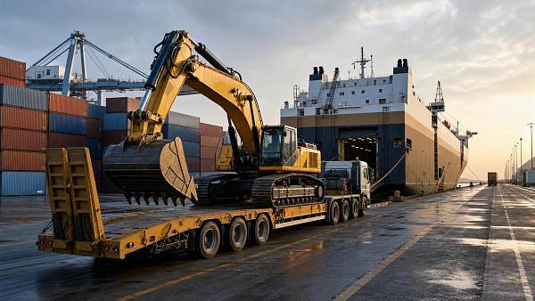 Heavy Equipment Export to Africa: Cost Risks and Shipping Delays Explained