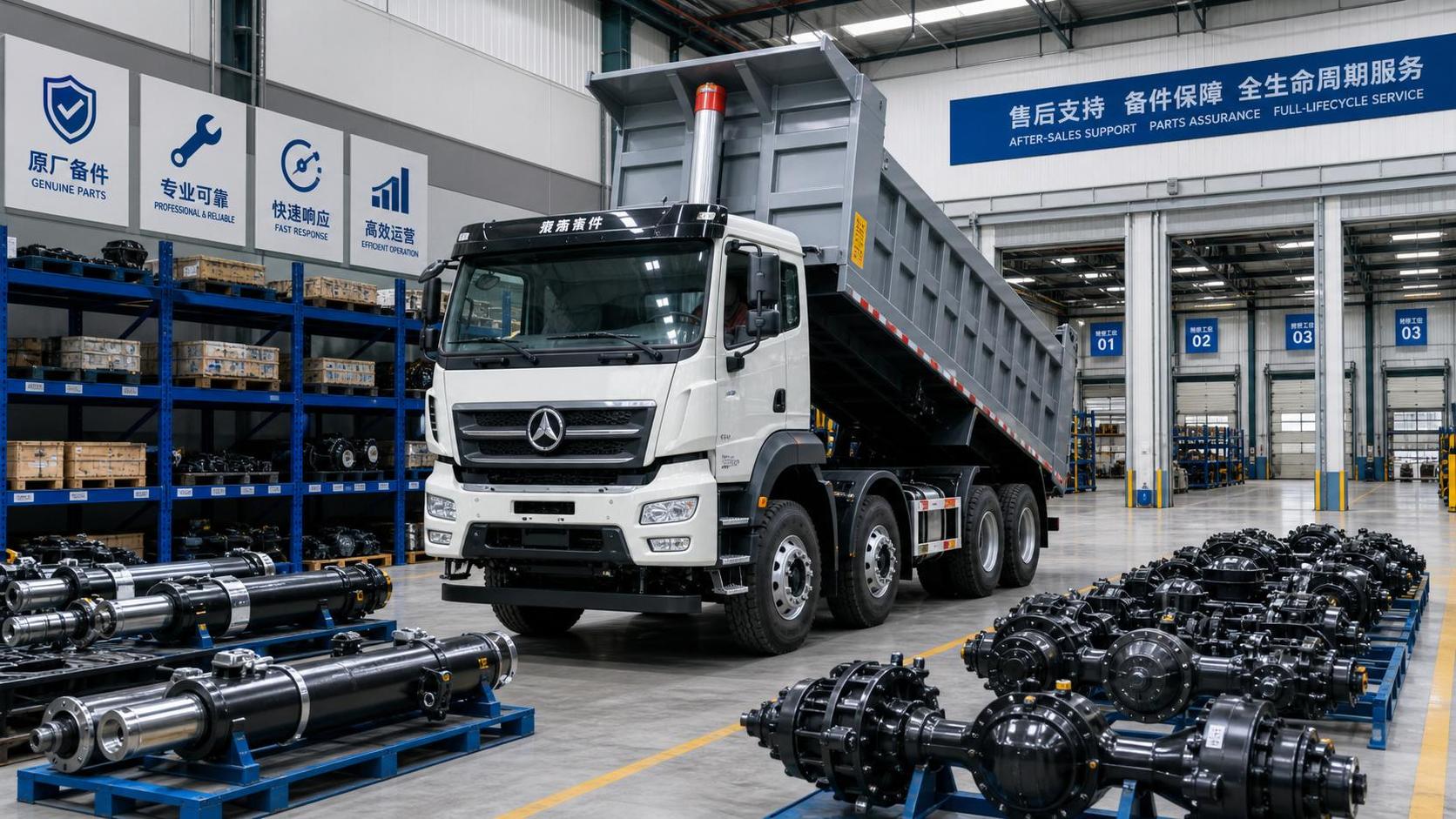 How to Evaluate a Dump Truck Supplier with After-Sales Service