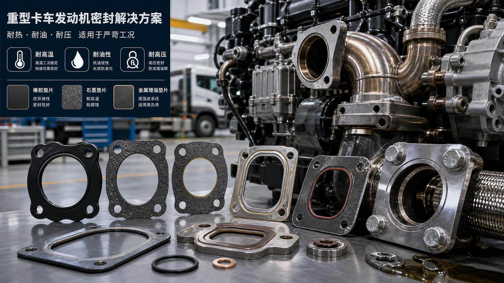 How to Choose a Truck Gasket for Heat, Oil, and Pressure Resistance