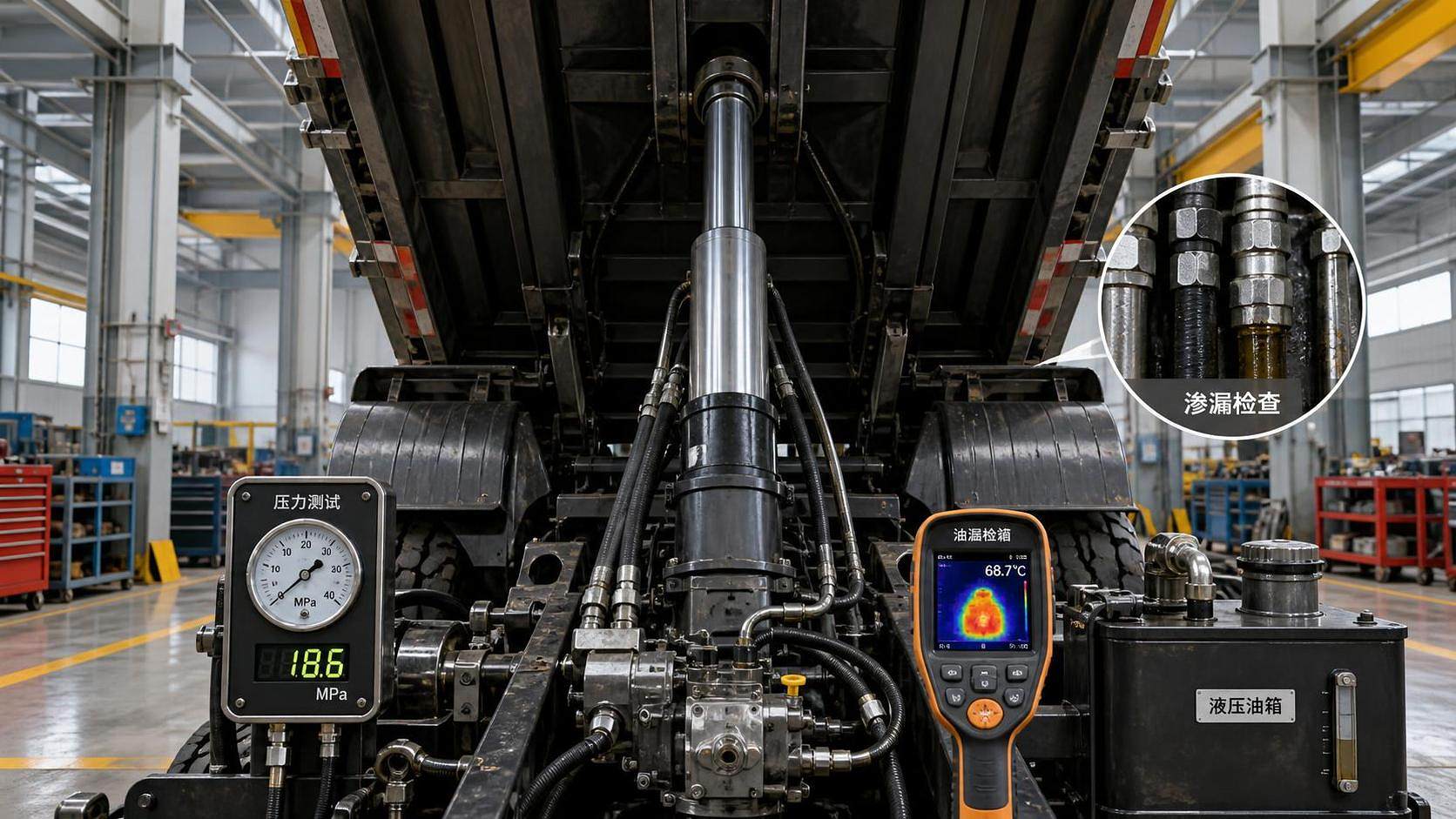 How to spot early signs of truck hydraulic system failure
