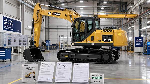 How to verify an excavator manufacturer with CE certification