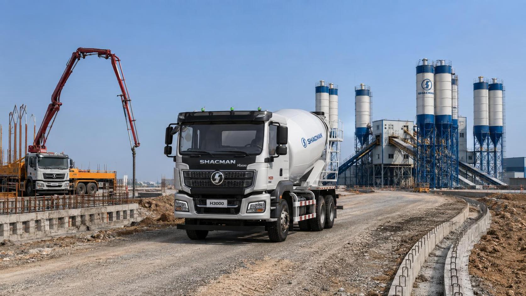 Is the SHACMAN H3000 6×4 Cement Mixer suitable for large projects?