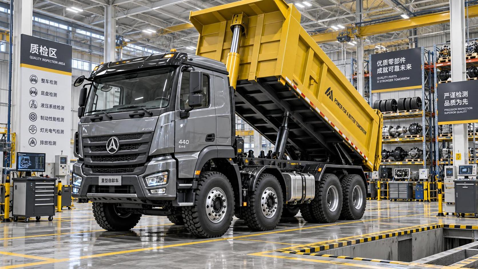 How to reduce quality risks when sourcing dump trucks overseas
