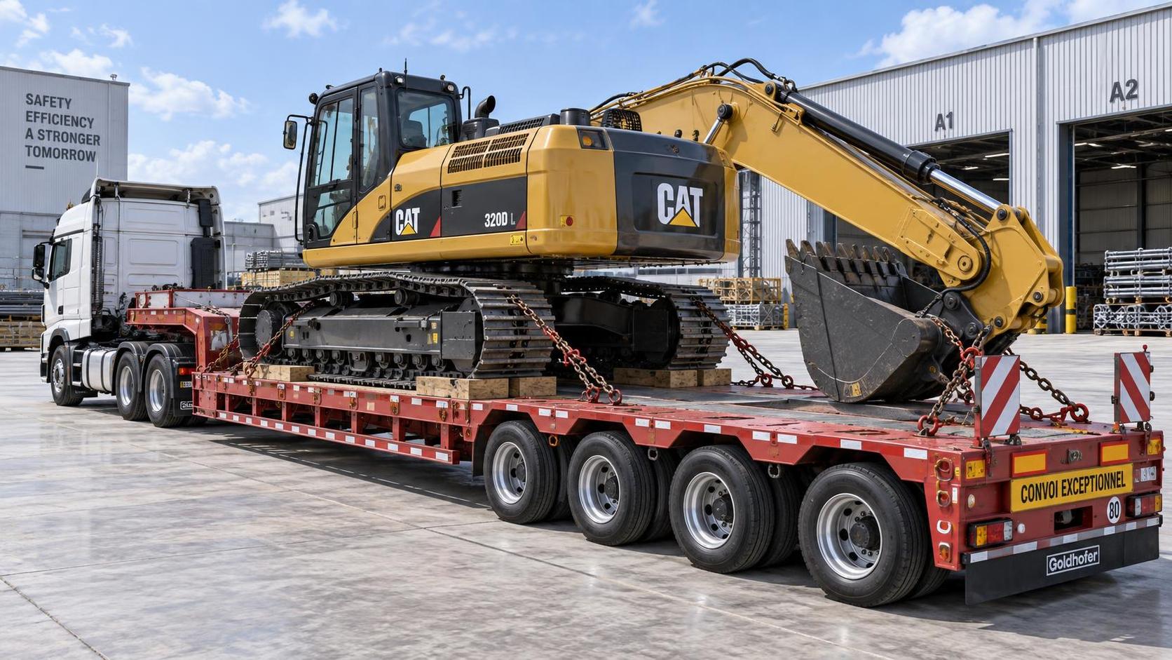 How to choose a flatbed trailer deck length for oversized loads