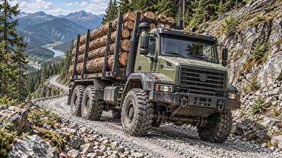 How to choose a logging truck for steep and rough forest roads