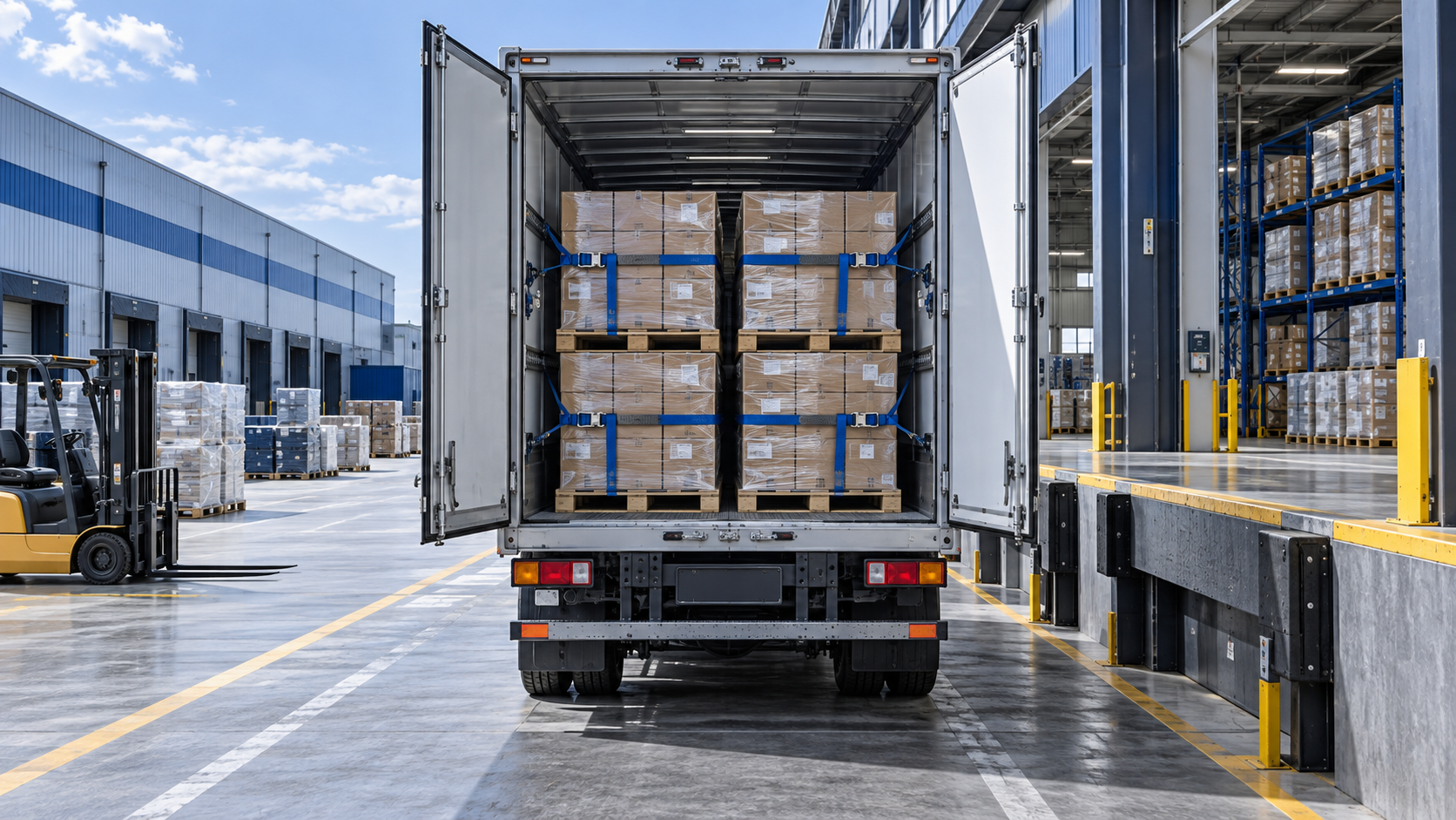 What size truck container is right for a typical freight load?