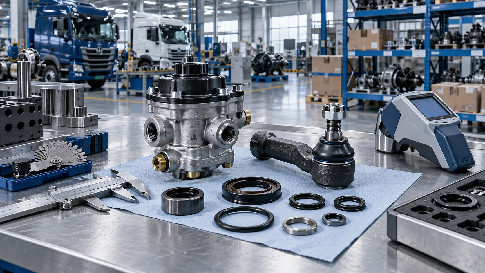 How to verify a truck spare parts supplier before placing a bulk order