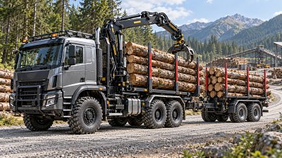 What drives logging truck cost beyond the base purchase price?