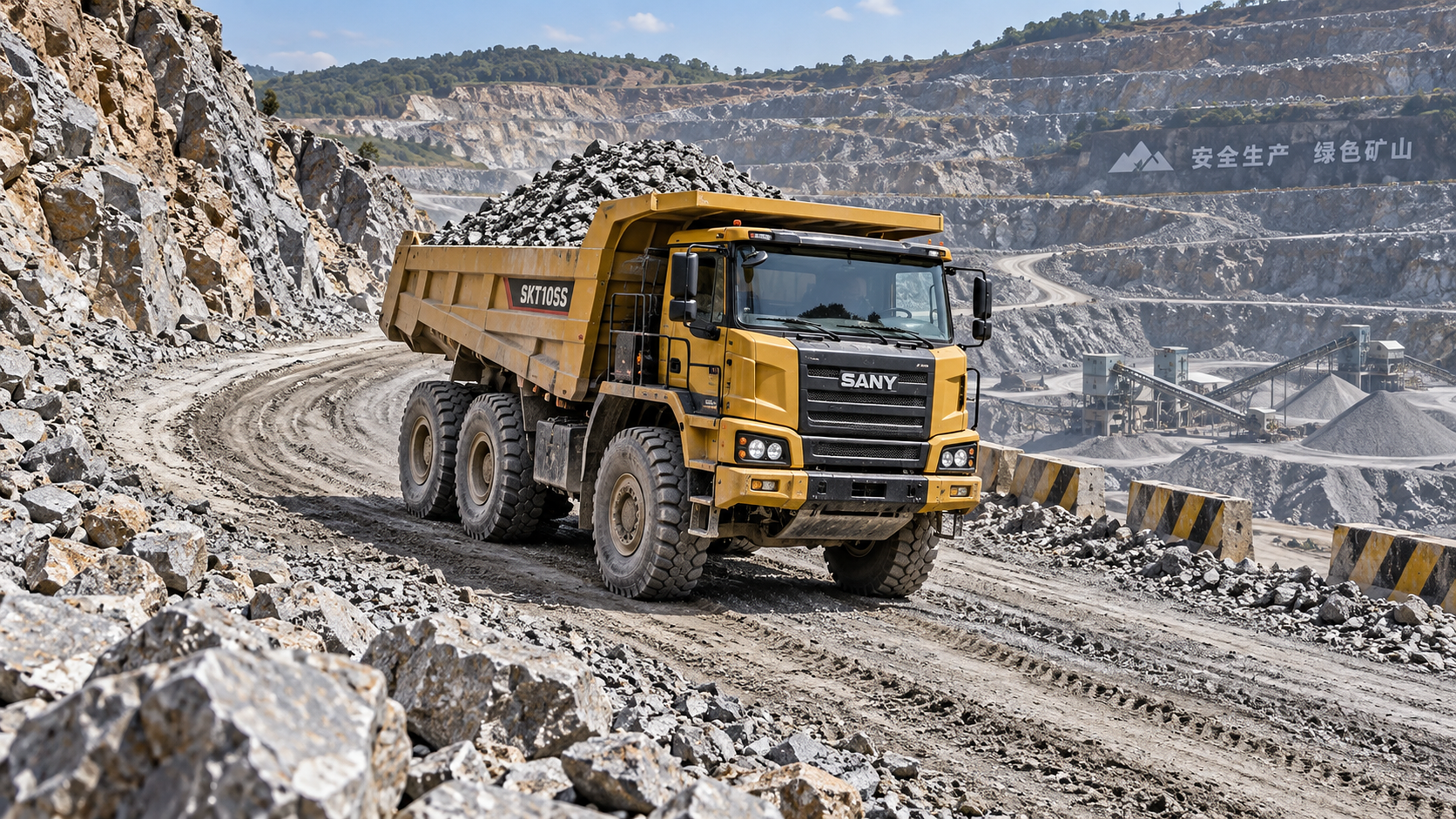 How to choose an off road truck for steep and unstable job sites