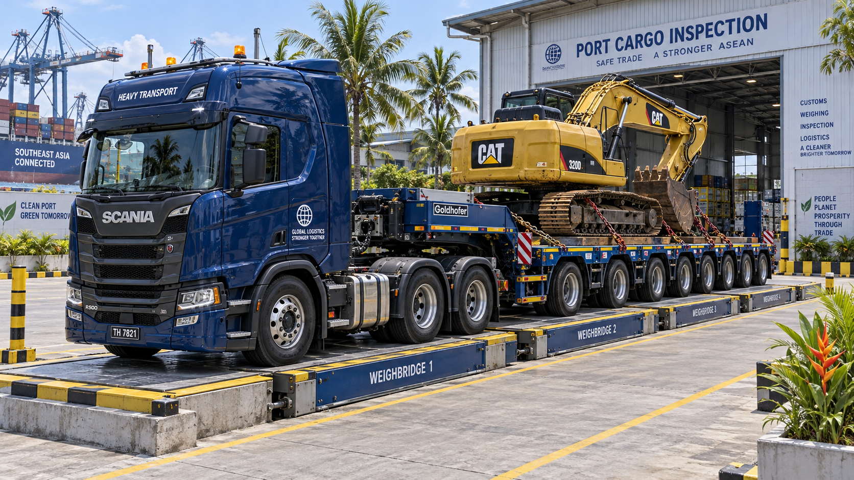 How axle load limits affect low bed trailer exports to Southeast Asia
