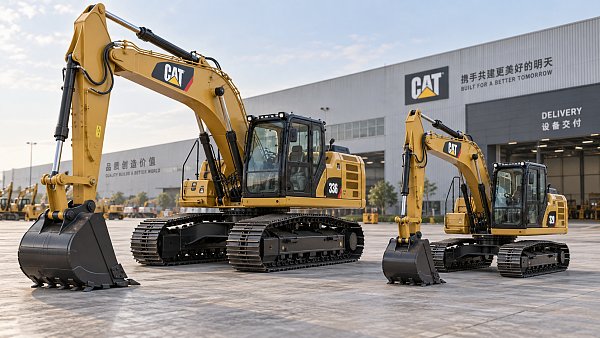 How does operating weight affect the price of a new excavator?