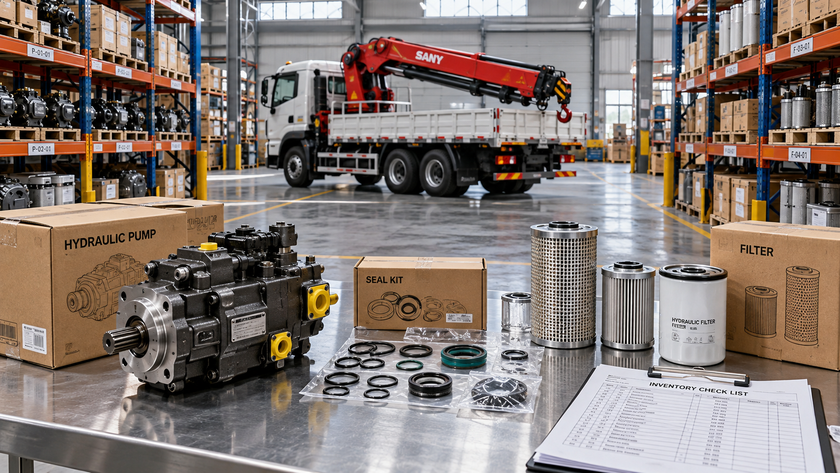 How to verify spare parts availability with a crane truck supplier