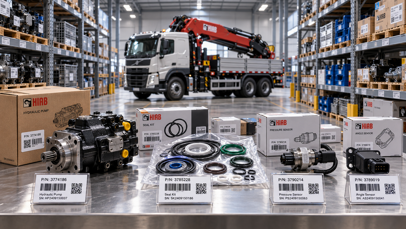 How to assess a crane truck distributor's spare parts support