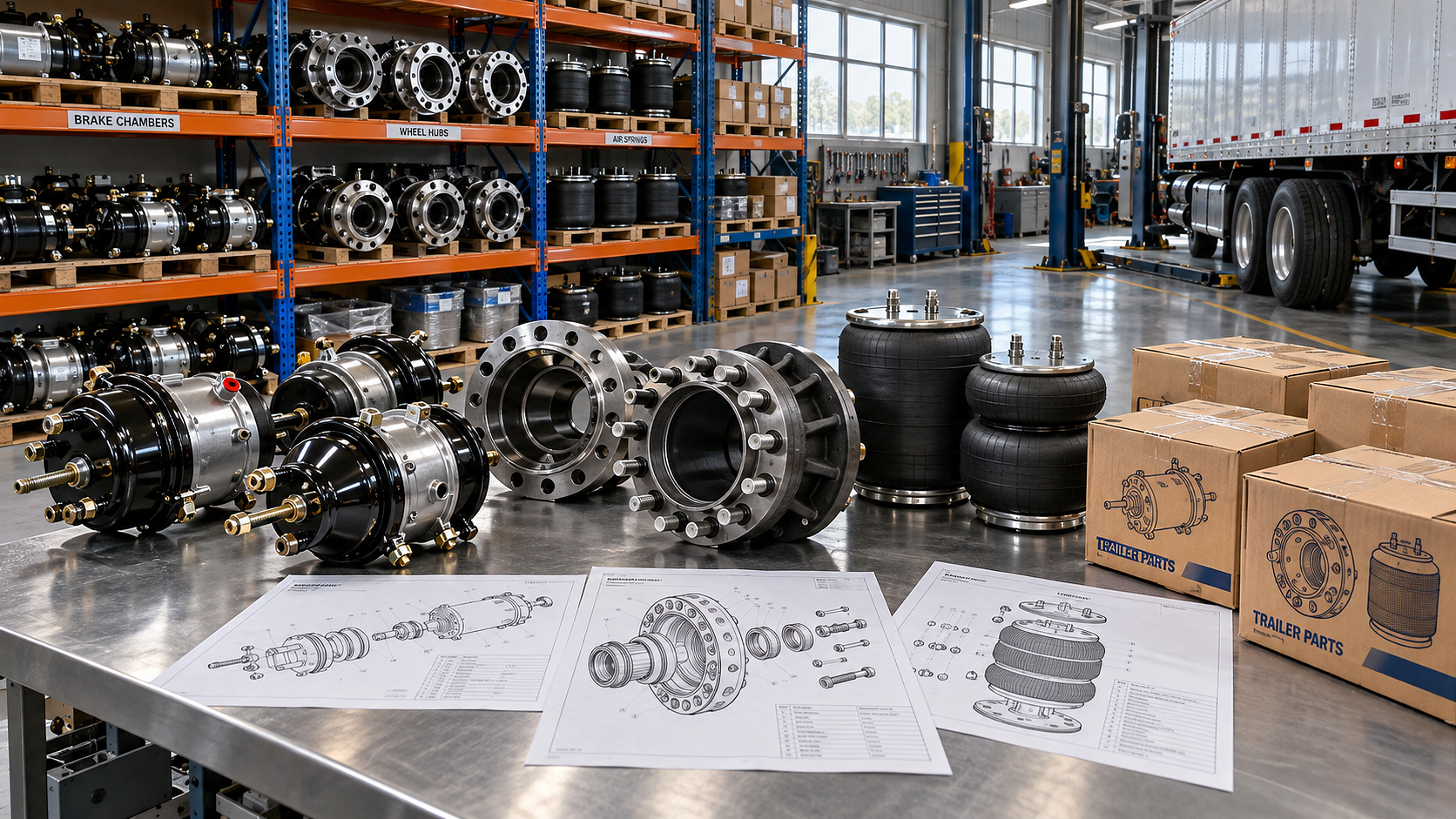 How to vet a semi-trailer manufacturer's parts support for your fleet