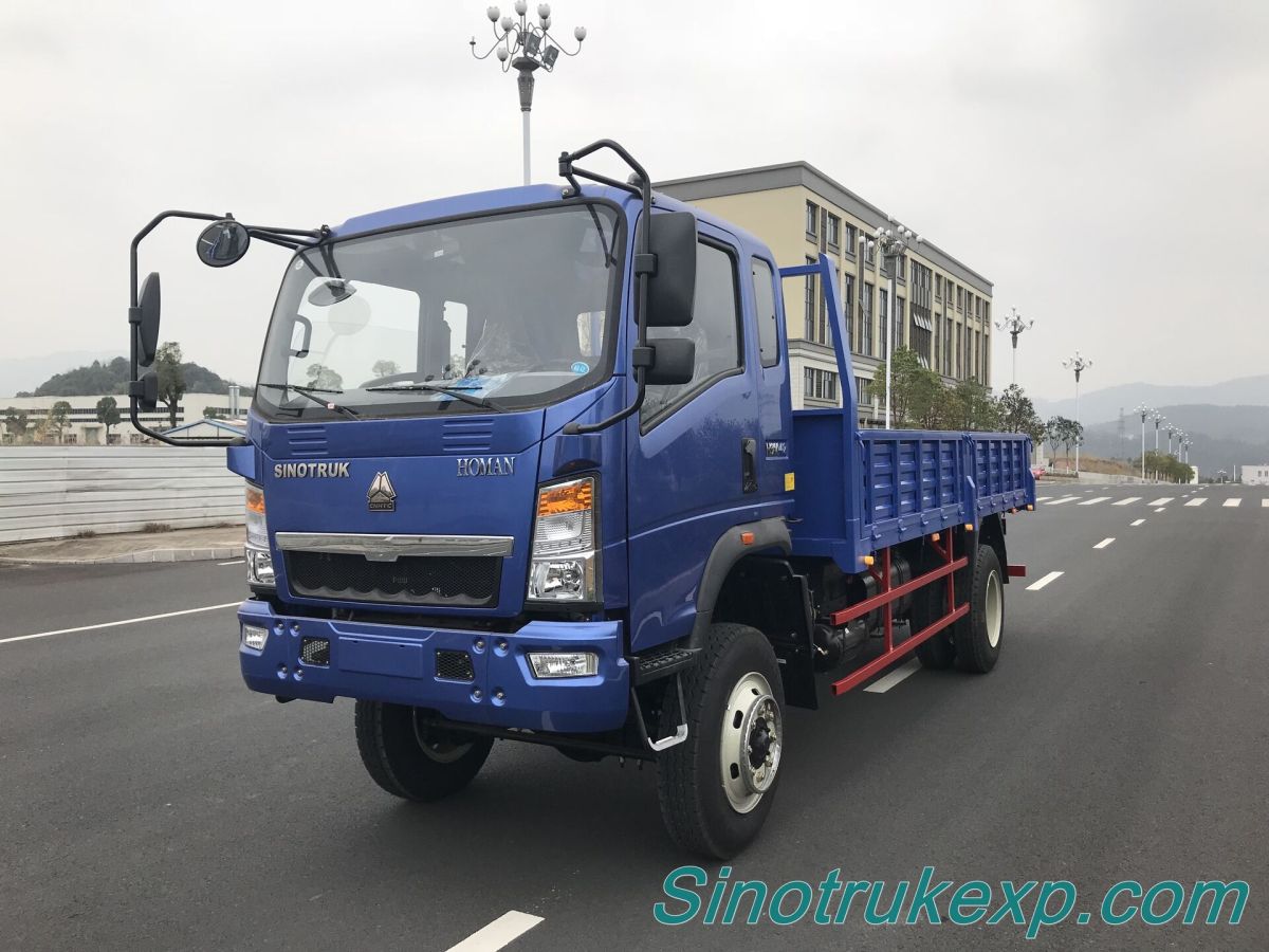 SINOTRUK HOMAN H3-4×4 CARGO TRUCK ZZ1168E3524C1