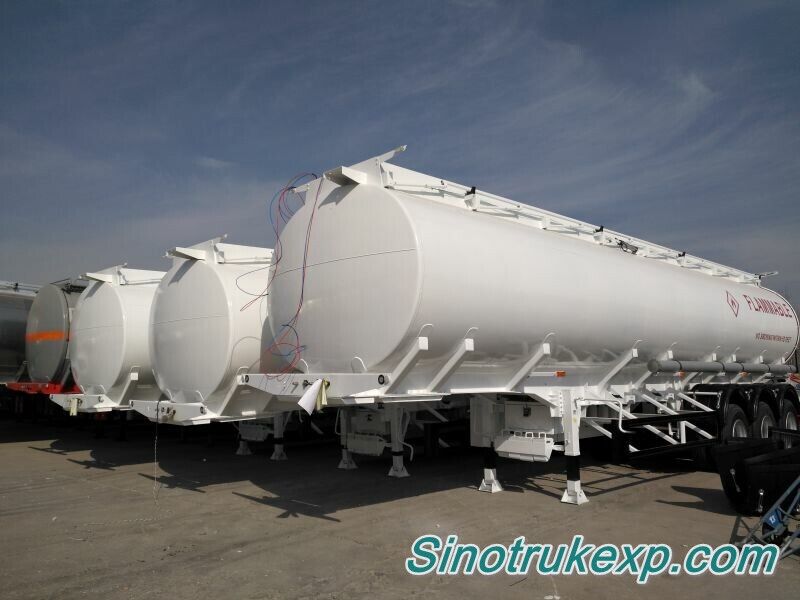 3 Axles Fuel Tank Semi Trailer 42m³（Carbon Steel Tank)