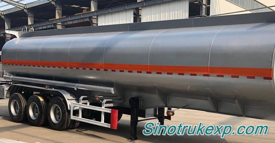 3 Axles Fuel Tank Semi Trailer 50m³（Carbon Steel Tank)