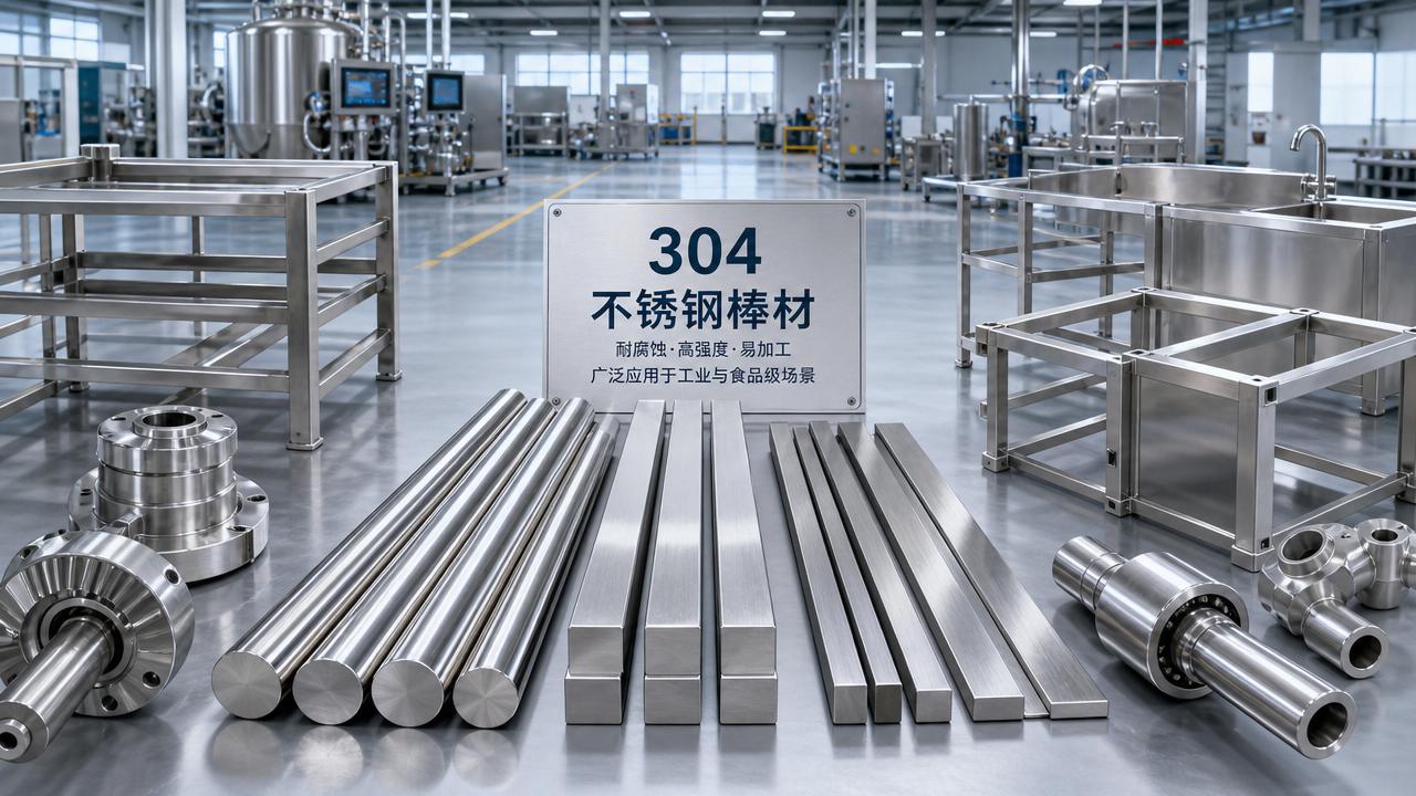 Common Applications of 304 Stainless Steel Bar in Equipment and Structures