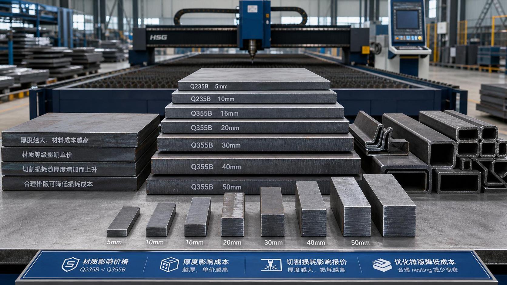 Steel Plate Cost Factors: Thickness, Grade, and Cutting Waste