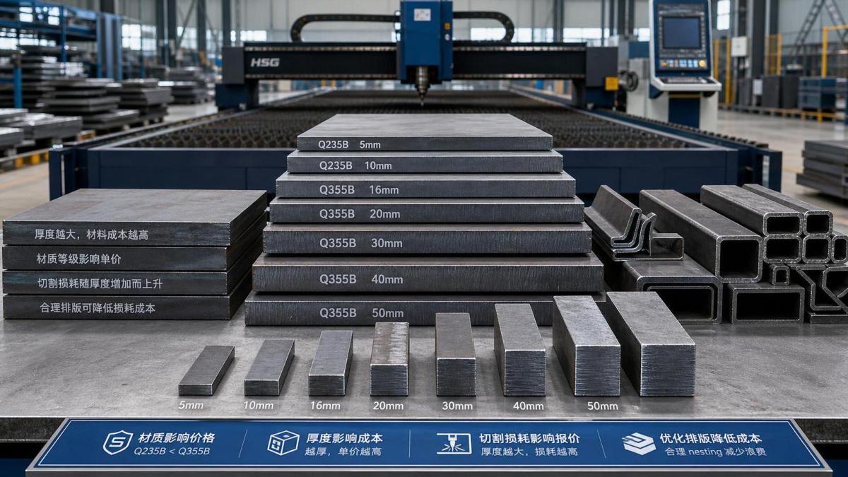 Steel Plate Cost Factors: Thickness, Grade, and Cutting Waste Steel Plate Cost Factors: Thickness, Grade, and Cutting Waste