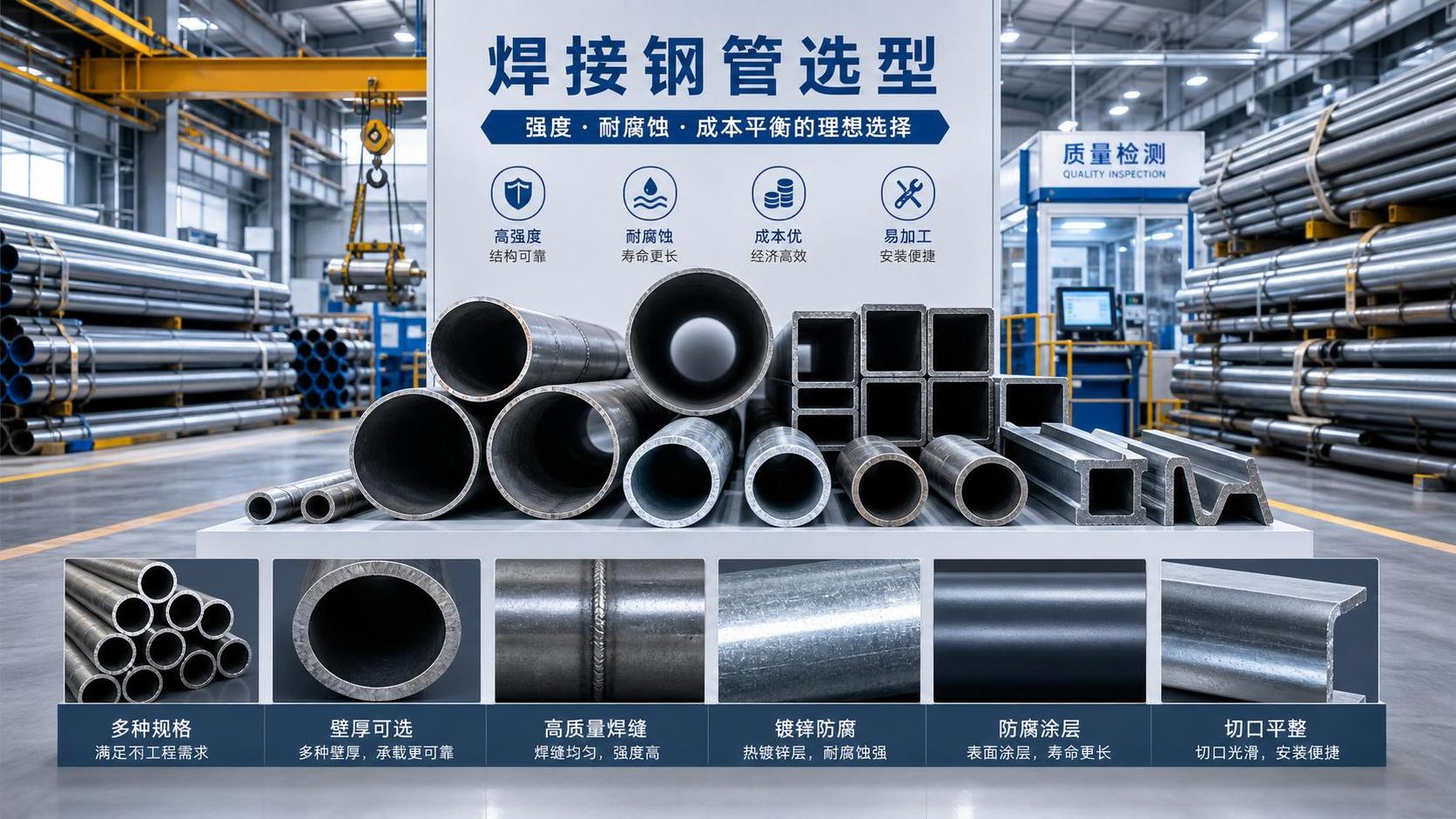 Welded Pipe Selection: Strength, Corrosion, and Cost Factors