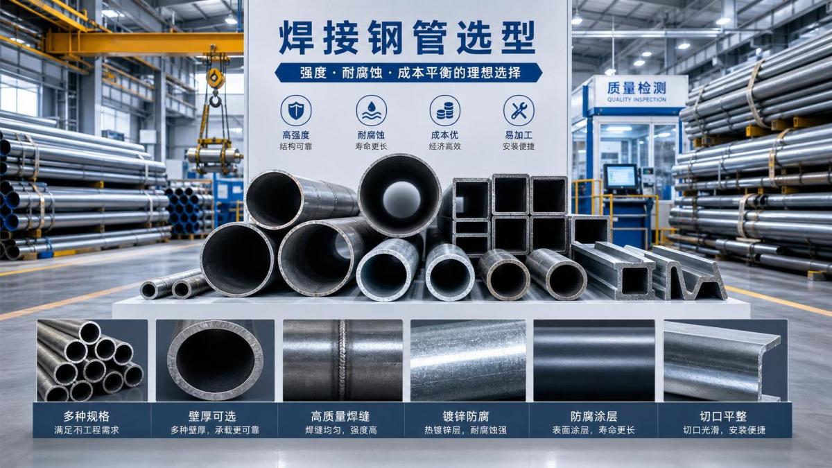 Welded Pipe Selection: Strength, Corrosion, and Cost Factors Welded Pipe Selection: Strength, Corrosion, and Cost Factors