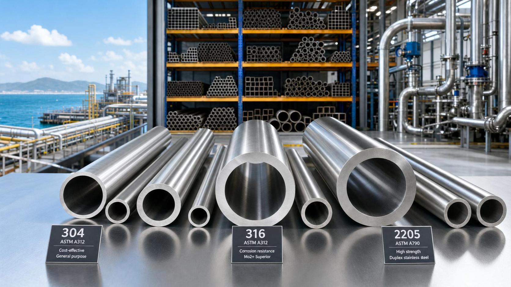 Stainless Steel Pipe Grades: How to Choose for Corrosion and Cost