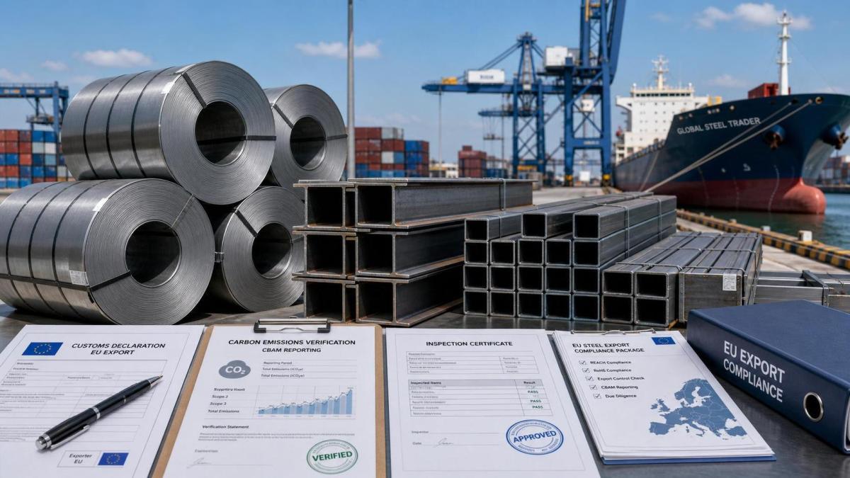 EU CBAM Reporting Duty Starts for Steel Exports EU CBAM Reporting Duty Starts for Steel Exports