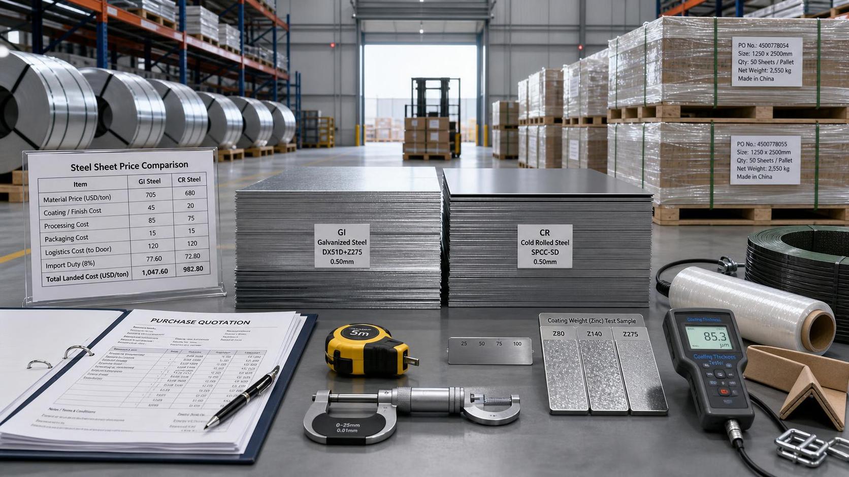 How to Compare Steel Sheet Prices Without Missing Hidden Costs