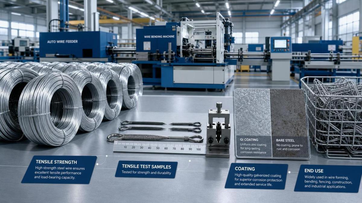 How to Choose Steel Wire by Tensile Strength, Coating, and End Use How to Choose Steel Wire by Tensile Strength, Coating, and End Use