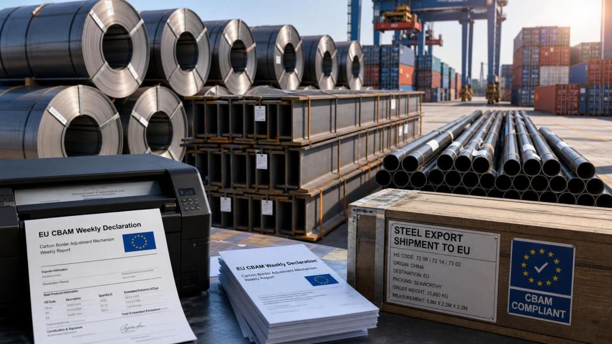 EU CBAM Tightens Weekly Steel Reporting EU CBAM Tightens Weekly Steel Reporting