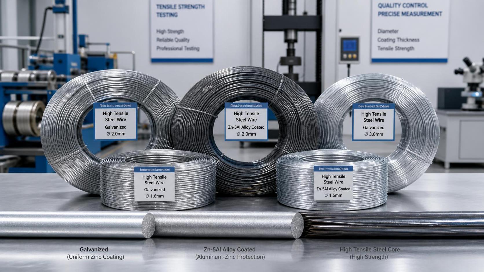 How to Compare Steel Wire Tensile Strength and Coating Options