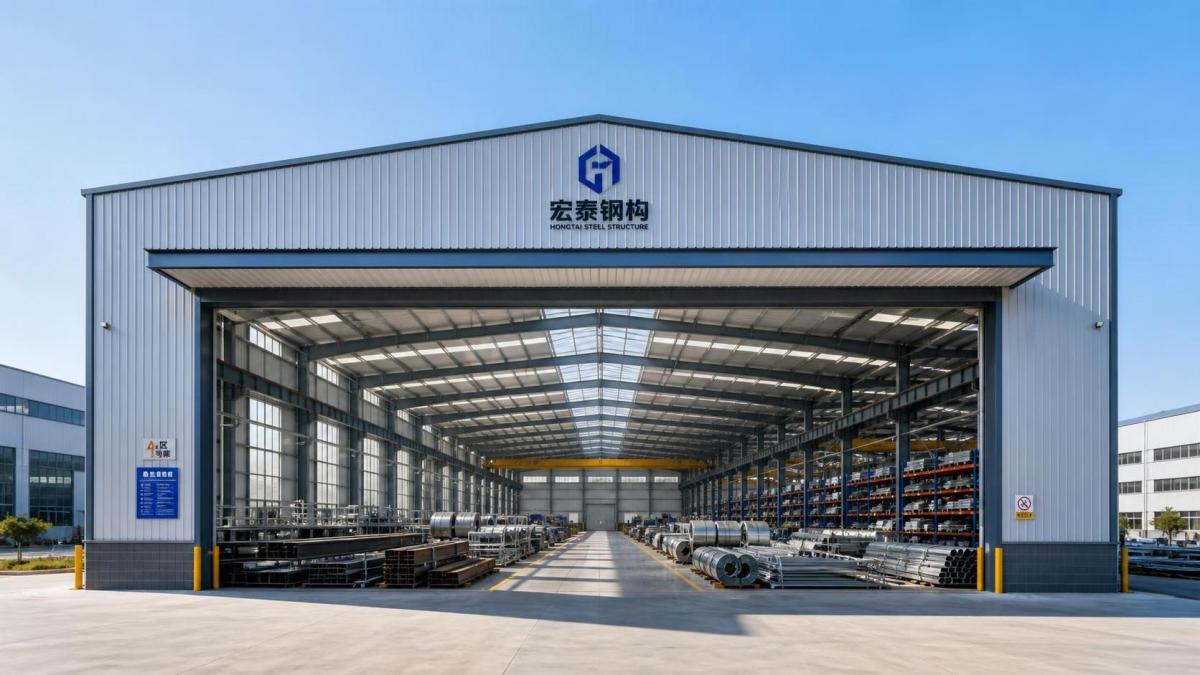 When does a steel warehouse cost less than conventional storage buildings