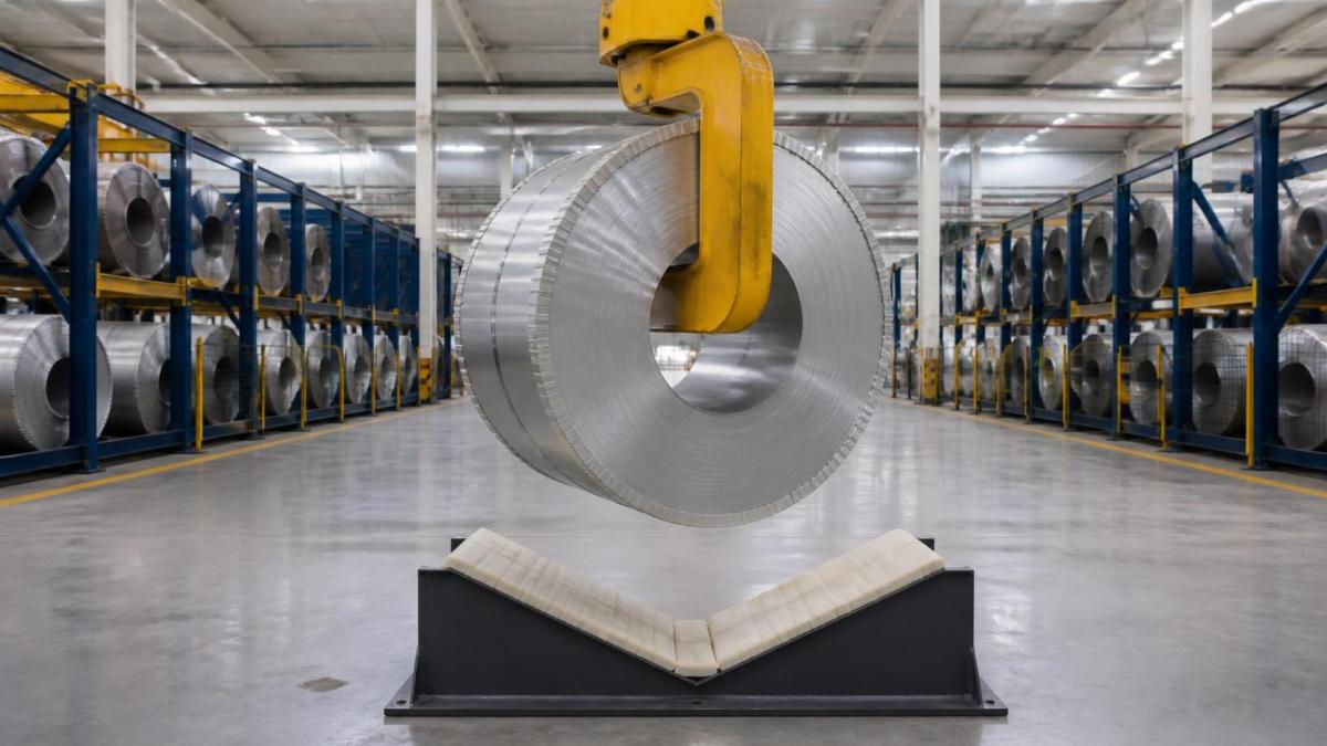 How to prevent edge damage when handling steel coil