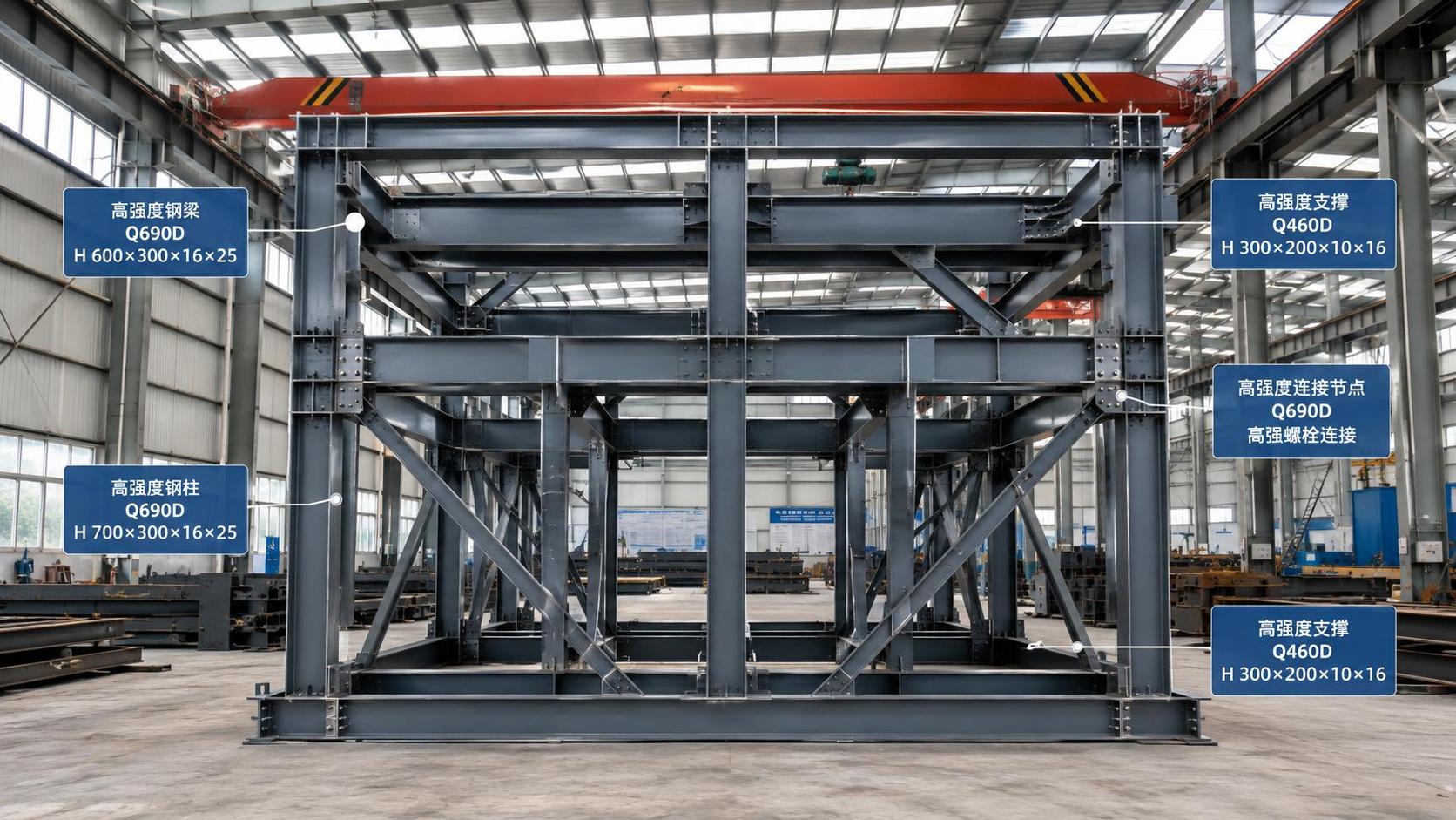 How does structural steel grade affect load-bearing design?