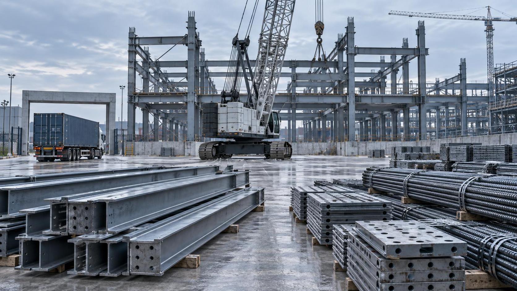 How steel logistics delays can disrupt construction schedules
