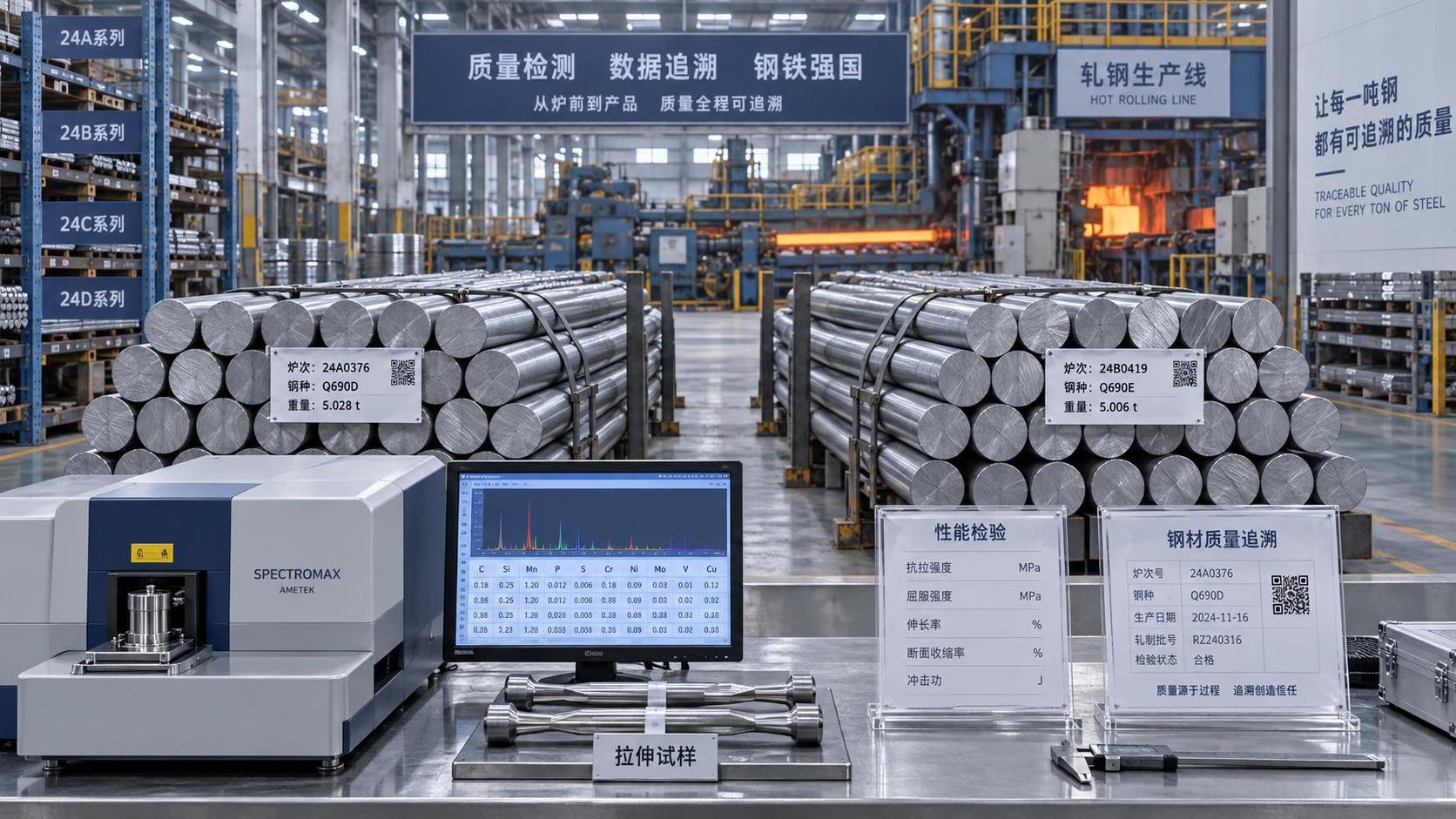 Can steel rod quality vary between heats in the same order?