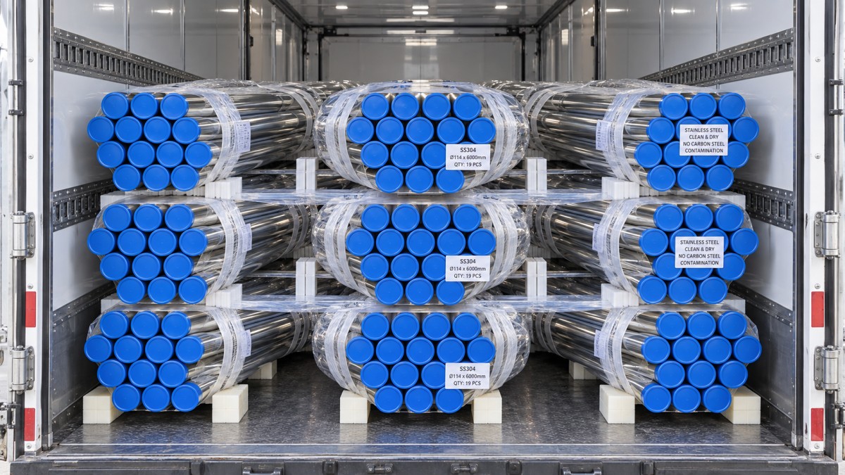 How to prevent stainless steel pipe contamination during transport How to prevent stainless steel pipe contamination during transport