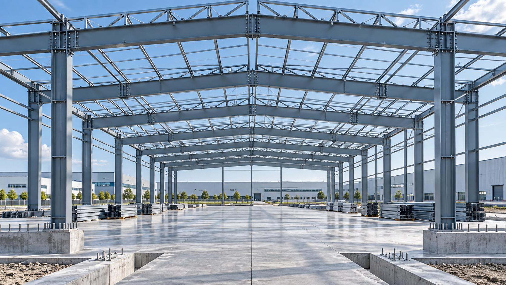 When does structural steel offer better value than reinforced concrete?