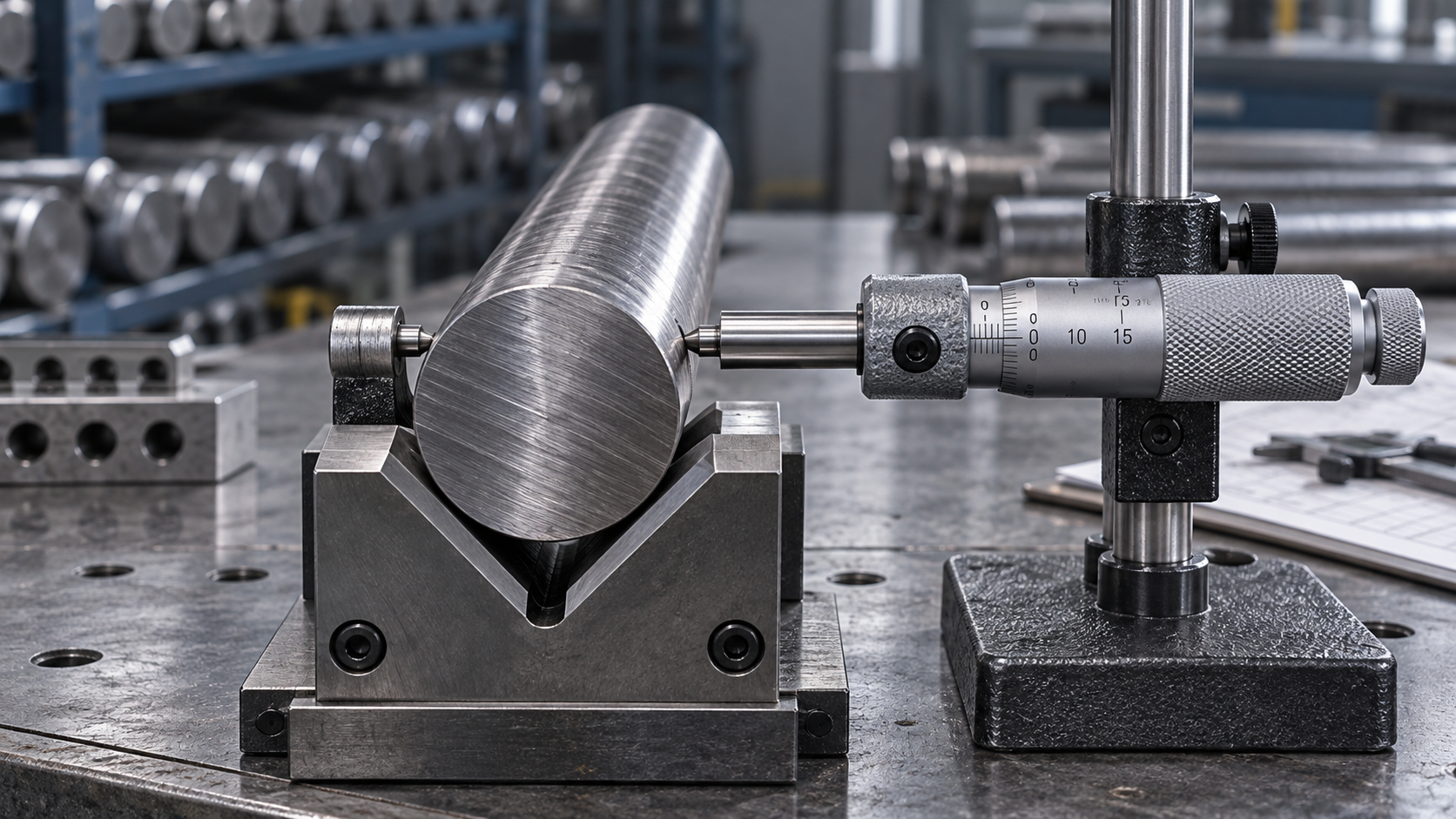 What ovality tolerance is acceptable for steel rods in construction?